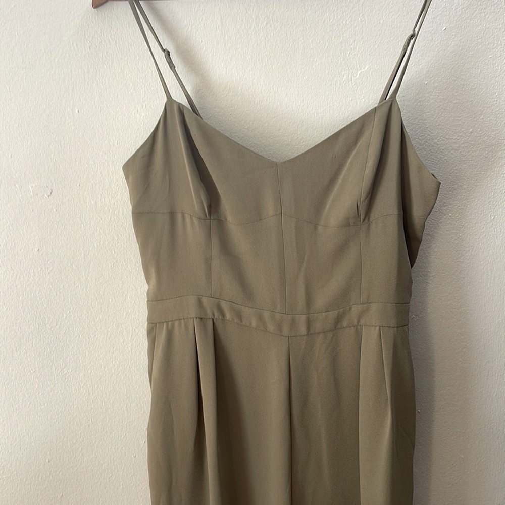 Olive green jumpsuit size 10